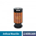 LD-WORB-248/W Artificial Wood Bin c/w Inner Liner - Welldone