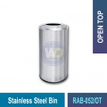 RAB-052/OT Stainless Steel Bin c/w Open Top | Quality Waste Bin MY | Welldone