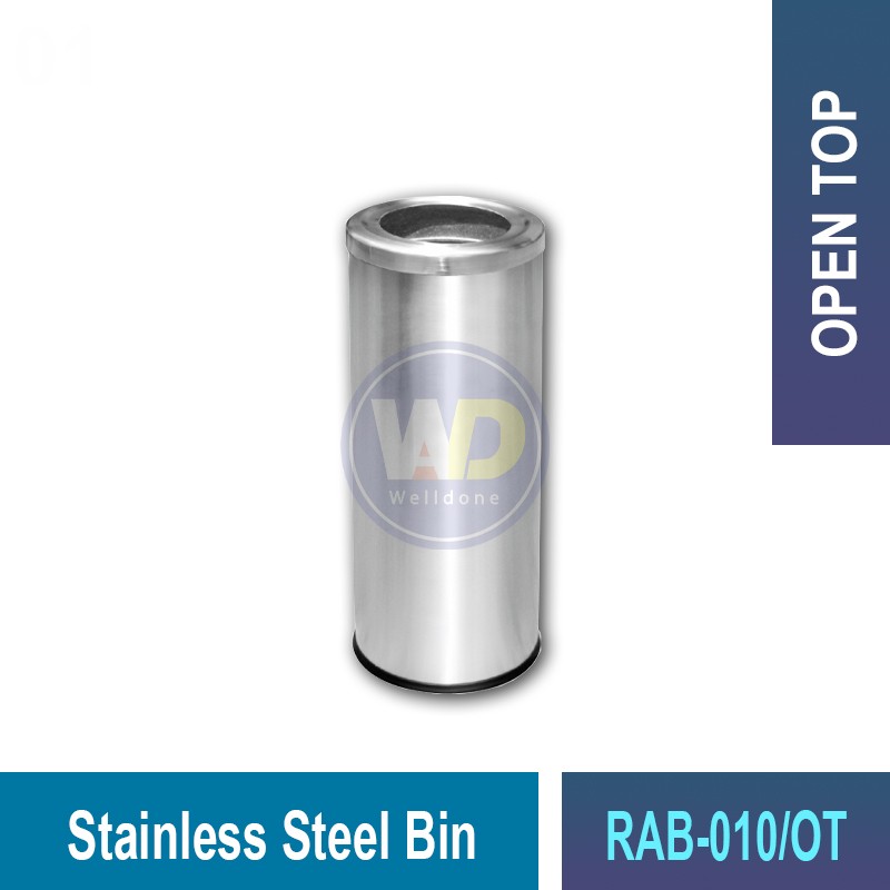 RAB-009/010 Stainless Steel Bin | Quality Waste Bins MY | Welldone