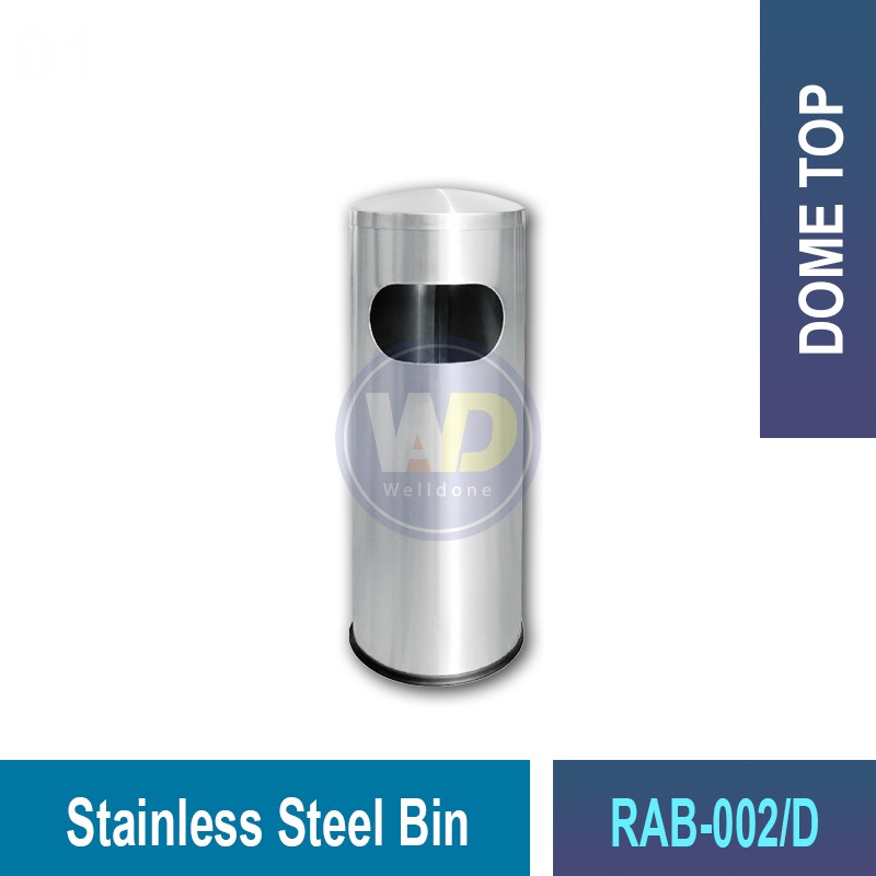 RAB-001/002/D Stainless Steel Bin | Quality Waste Bins MY | Welldone