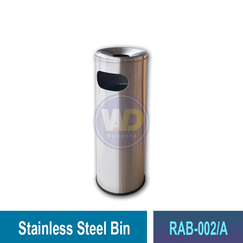 RAB-001/002/A Stainless Steel Bin | Quality Waste Bins MY | Welldone
