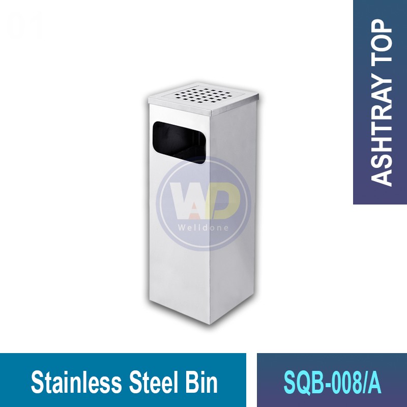 SQB-007/008/A Stainless Steel Bin | Quality Waste Bins MY | Welldone