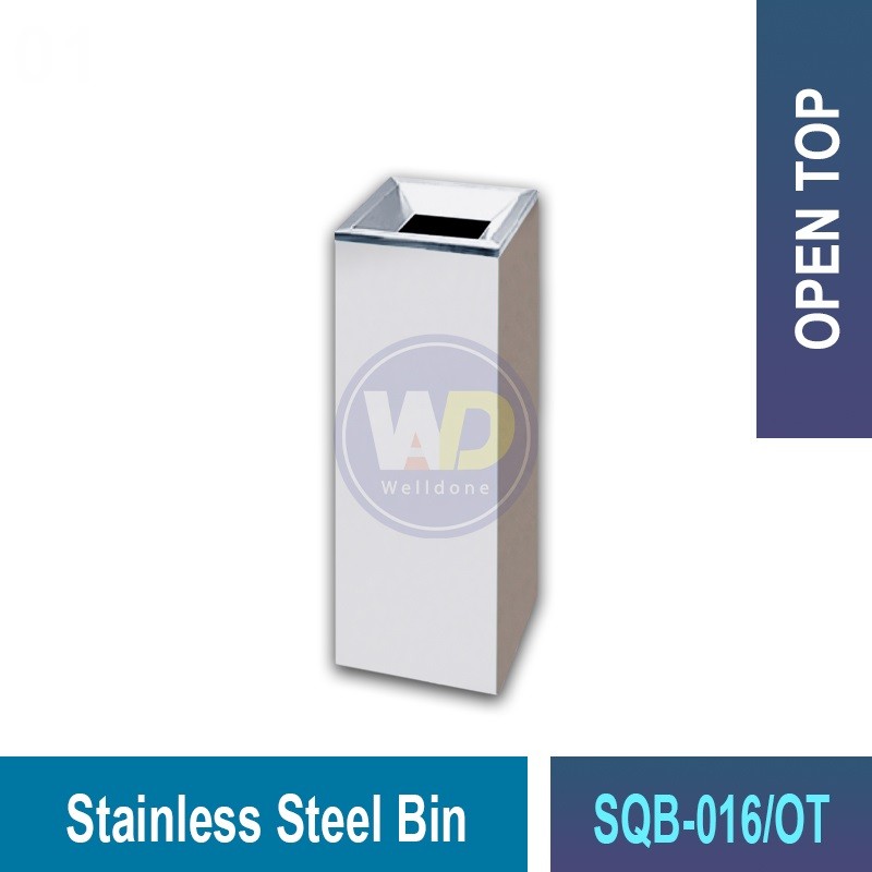 SQB-015/016/OT Stainless Steel Bin | Quality Waste Bins MY | Welldone