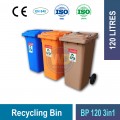BP120/2403in1 Recycling Bin | Eco-Friendly Waste Management | Welldone