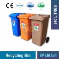 BP120/2403in1 Recycling Bin | Eco-Friendly Waste Management | Welldone