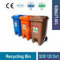 SOB120/2403in1 Recycling Bin | Eco-Friendly Waste Management | Welldone