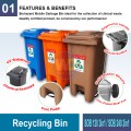 SOB120/2403in1 Recycling Bin | Eco-Friendly Waste Management | Welldone