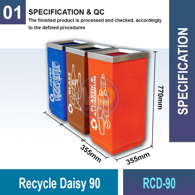 RCD-90 Recycle Daisy 90 | Eco-Friendly Waste Management | Welldone