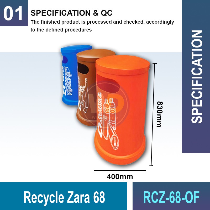 RCZ-68-OF Recycle Zara 68 | Eco-Friendly Waste Management | Welldone