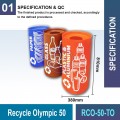 RCO-50-TO Recycle Olympic 50 | Eco-Friendly Waste Management | Welldone