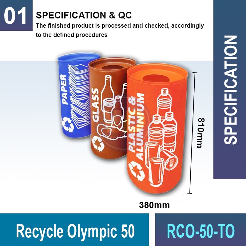 RCO-50-TO Recycle Olympic 50 | Eco-Friendly Waste Management | Welldone