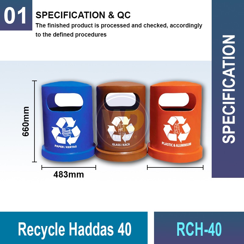 RCH-40 Recycle Haddas 40 | Eco-Friendly Waste Management | Welldone