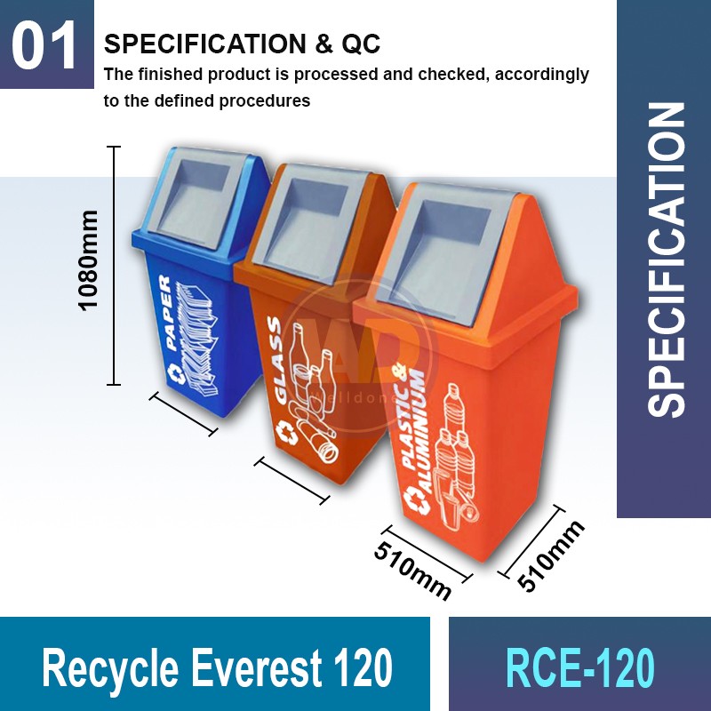 RCE-50/120 Recycle Everest | Eco-Friendly Waste Management | Welldone