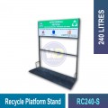 RC120/240-S Recycle Platform Stand | Eco-Friendly Waste Management | Welldone