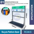 RC120/240-S Recycle Platform Stand | Eco-Friendly Waste Management | Welldone