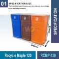 RCMP-120 Recycle Maple 120 | Eco-Friendly Waste Management | Welldone