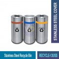 RECYCLE-130/131 S.S. Recycle Bin | Eco-Friendly Waste Solutions | Welldone
