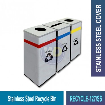 Stainless Steel Recycle Bin