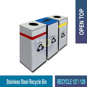 Stainless Steel Recycle Bin