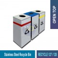 RECYCLE-127/128 S.S. Recycle Bin | Eco-Friendly Waste Solution | Welldone