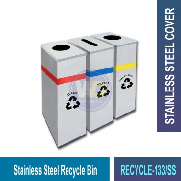 Stainless Steel Recycle Bin