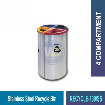 Stainless Steel Recycle Bin