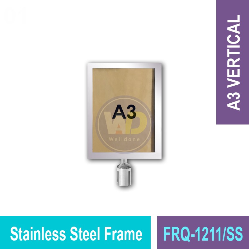 FRQ-1211/SS Stainless Steel Frame | Modern Photo Display MY | Welldone