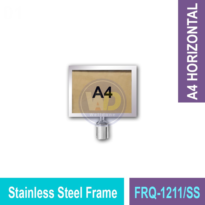 FRQ-1211/SS Stainless Steel Frame | Modern Photo Display MY | Welldone