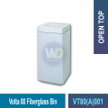 VT80(A)001 Volta 80 Fiberglass Bin | Open Top Bin - Welldone