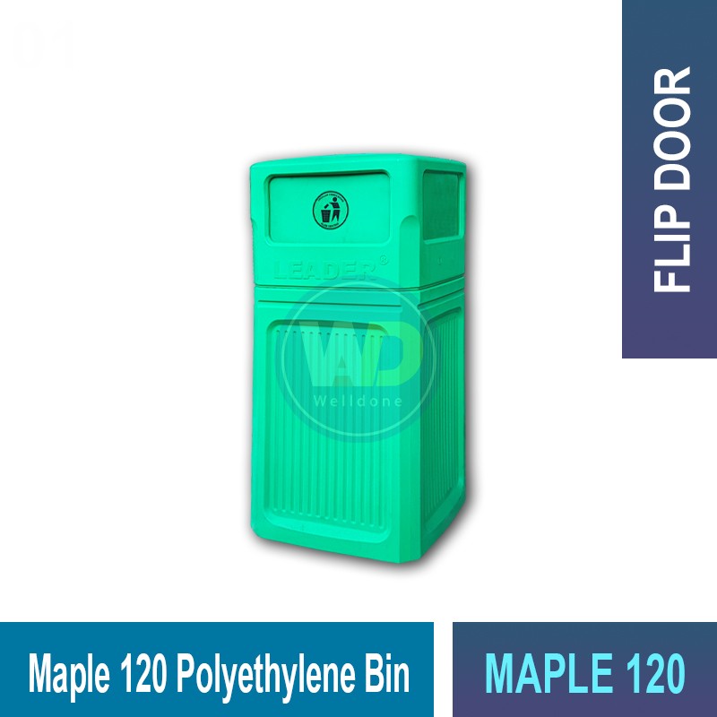 MAPLE 120 Polyethylene Bin | Quality Waste Bin Malaysia - Welldone MAPLE 120 Polyethylene Bin | Quality Waste Bin Malaysia - Welldone
