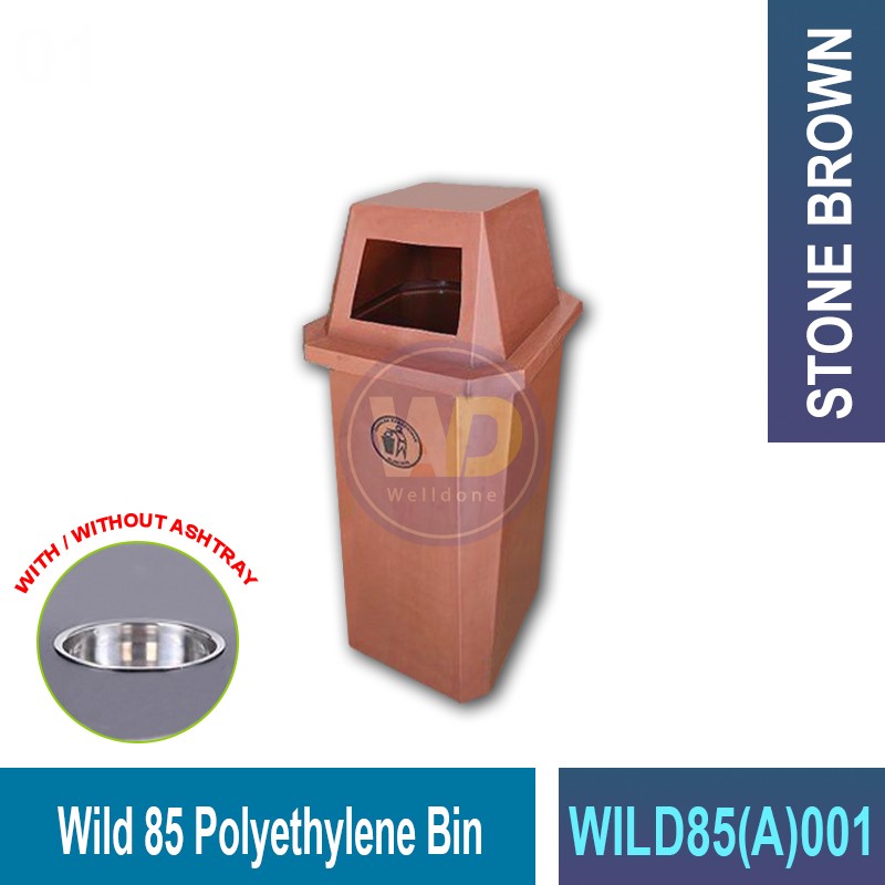 WILD85(A)001 Wild 85 Polyethylene Bin | Quality Waste Bin MY - Welldone