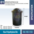 K65/95/120 Kiso Polyethylene Bin | Quality Waste Bin MY - Welldone