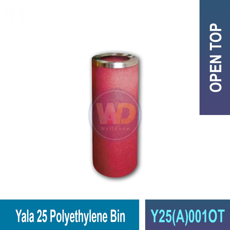 Y25(A)001 Yala 25 Polyethylene Bin | Quality Waste Bin MY - Welldone