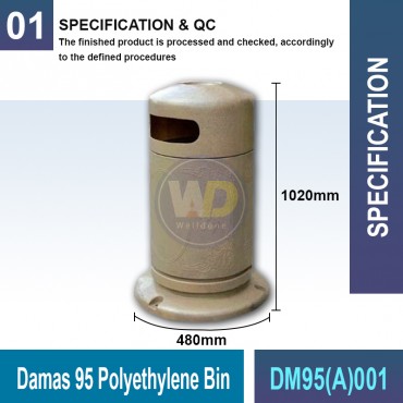 Damas 95 Polyethylene Bin