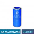 OT35(A)001 Open Top 35 Polyethylene Bin | Quality Waste Bin MY - Welldone
