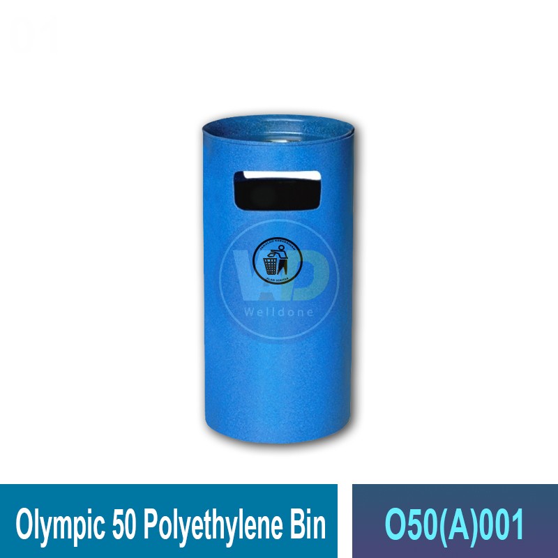 O50(A)001 Olympic 50 Polyethylene Bin | Quality Waste Bin MY - Welldone
