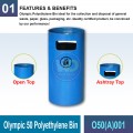O50(A)001 Olympic 50 Polyethylene Bin | Quality Waste Bin MY - Welldone