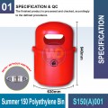 S150(A)001 Summer 150 Polyethylene Bin | Quality Waste Bin MY - Welldone