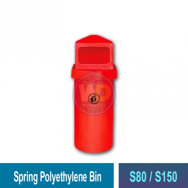 Spring Polyethylene Bin