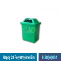 H28(A)001 Happy 28 Polyethylene Bin | Quality Waste Bin MY - Welldone