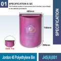 J45(A)001 Jordon 45 Polyethylene Bin | Quality Waste Bin MY - Welldone
