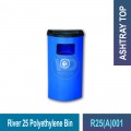 R25(A)001 River 25 Polyethylene Bin | Quality Waste Bin MY - Welldone