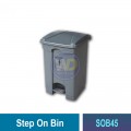 SOB45 Step On Bin 45L - 87L | Quality Waste Bin Malaysia - Welldone