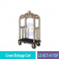 LD-BCT-417/GP Crown Birdcage Cart | Quality Trolley Cart MY | Welldone