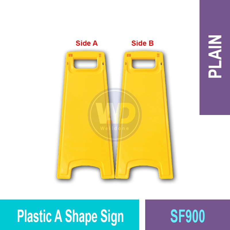 SF900 Plastic A Shape Sign | Quality Floor Safety Equipment MY | Welldone