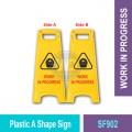 SF900 Plastic A Shape Sign | Quality Floor Safety Equipment MY | Welldone