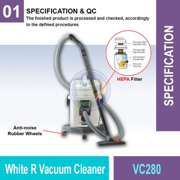 White R Vacuum Cleaner