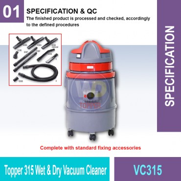 Topper 315 Wet & Dry Vacuum...