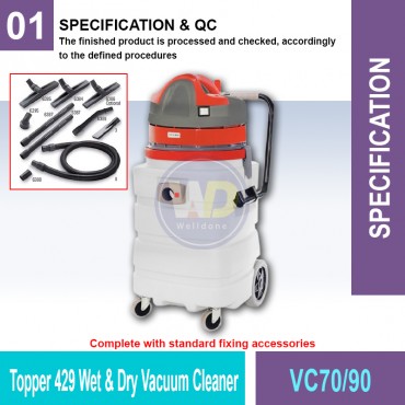 Topper 429 Wet & Dry Vacuum...