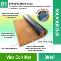 DM107 Vina Coir Mat | Quality Commercial Floormat Malaysia |Welldone